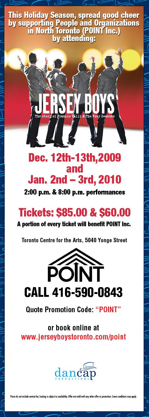 Jersey Boys Fundraiser